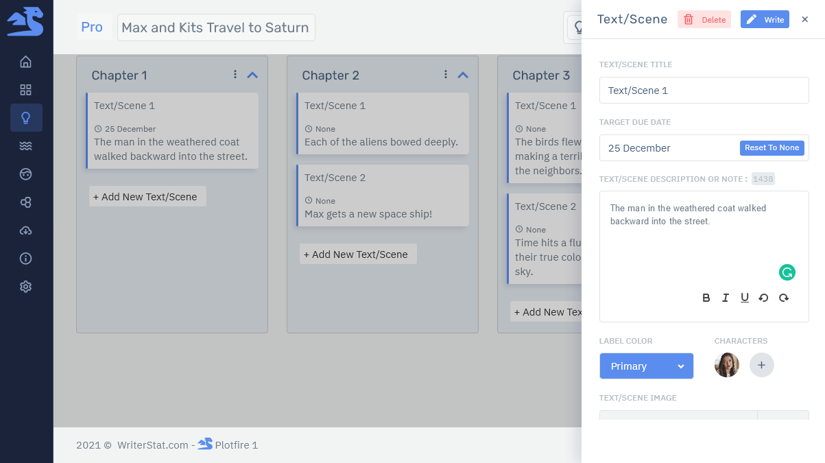 Plotfire Scene Map Edit